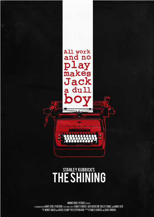 Altmovieposters - Shining Movie Poster Art (700x707), Png Download