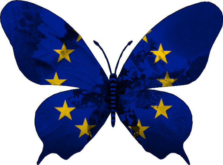 Das Europäische Flagge (734x544), Png Download