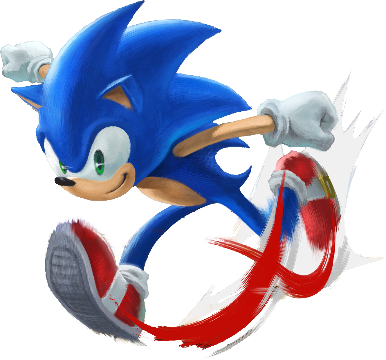 This Game But His Also My Childhood Hero And I Just - Super Smash Bros Ultimate Sonic (1330x1240), Png Download