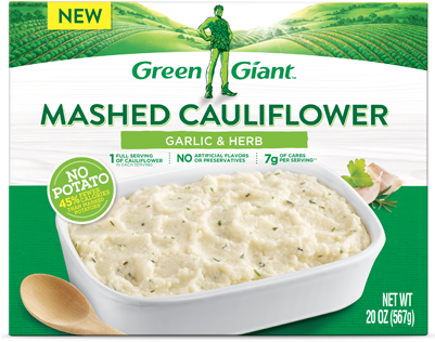Product 1039product 1031gg Mashed Cauliflower Garlic - Mashed Cauliflower Green Giant (400x400), Png Download
