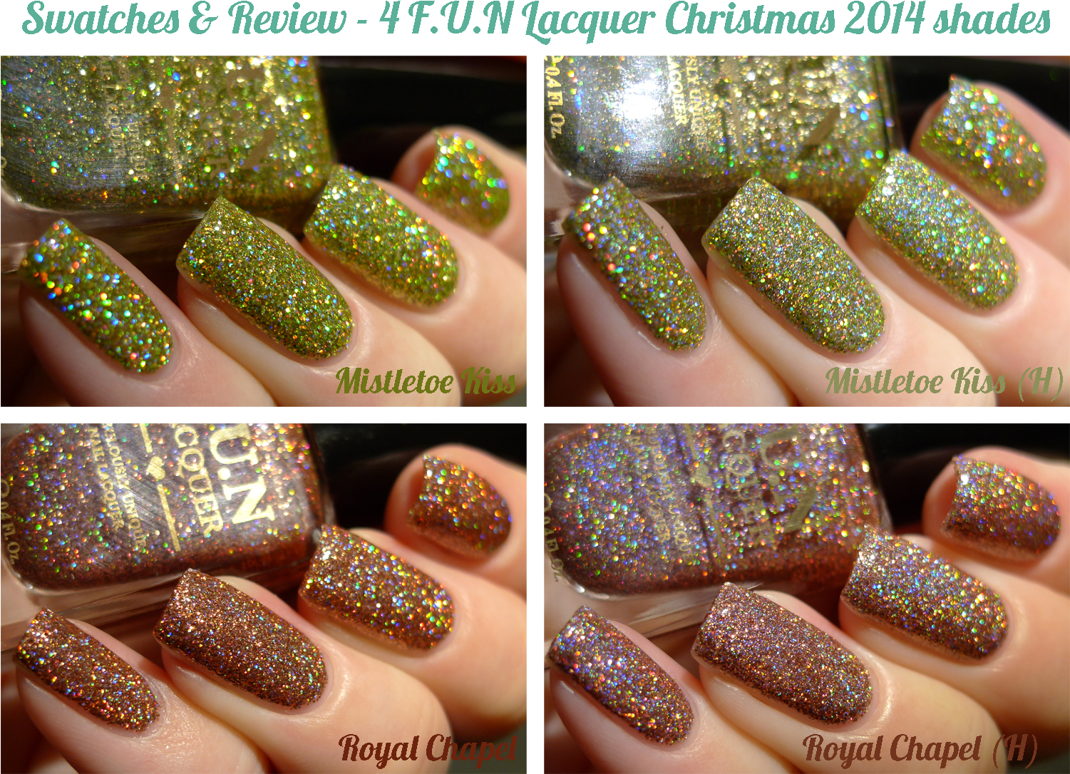 N Lacquer Christmas 2014 Collection Swatches Review - Lacquer (1500x1107), Png Download