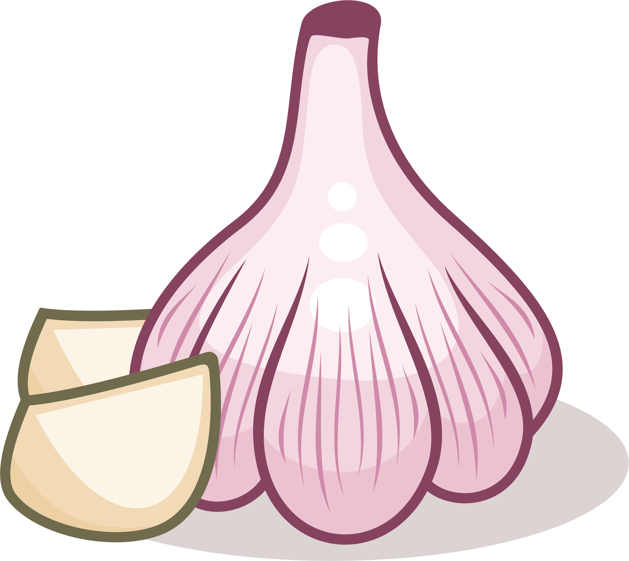 Big Image Png - Garlic Clipart (2384x2126), Png Download