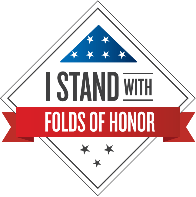 Labor Day Weekend Is Patriot Golf Weekend At Ogagc - Stand With Folds Of Honor (647x650), Png Download