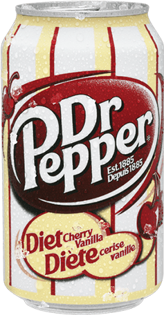 Diet Dr Pepper Cherry Vanilla - Diet Dr Pepper Cherry Vanilla, 12 Fl Oz Cans, 12 Pack (250x500), Png Download