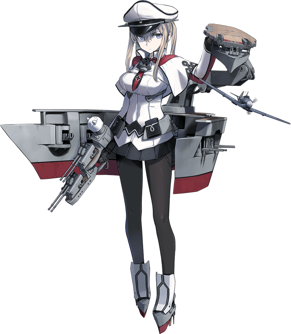 Graf Zeppelin Full - Graf Spee Kancolle (973x1118), Png Download