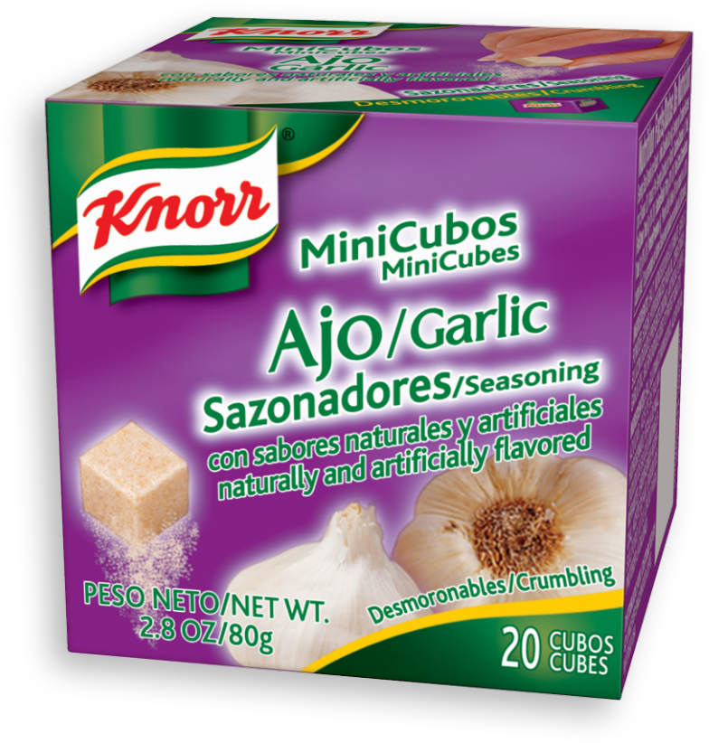 Knorr Garlic Mini 20 Cubes (985x985), Png Download