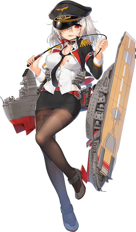 Graf Zeppelin - 齊 柏林 伯爵 戰艦 少女 (1024x1024), Png Download