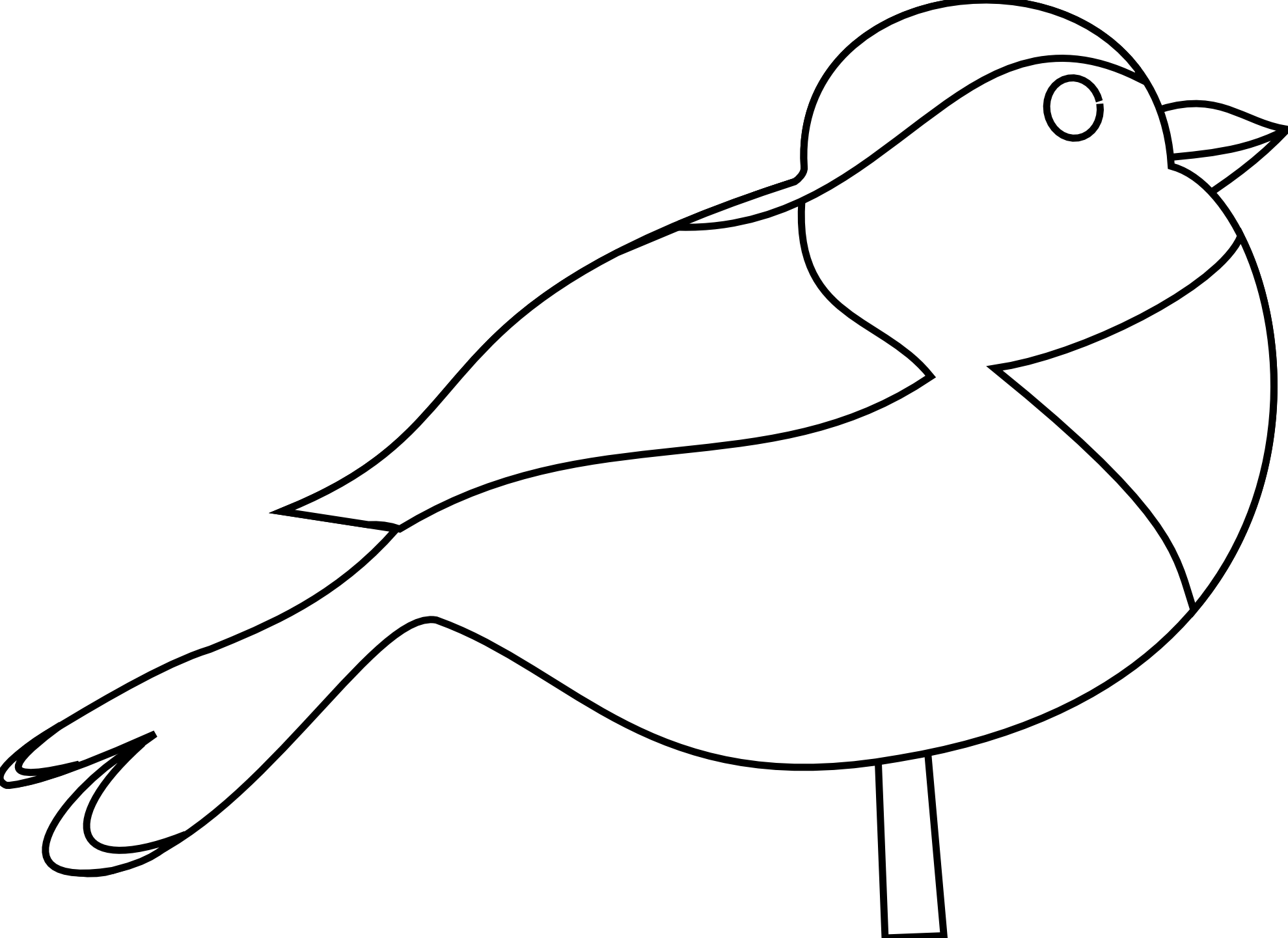 Mourning Dove Clipart Black And White - Coloring Book (1979x1441), Png Download