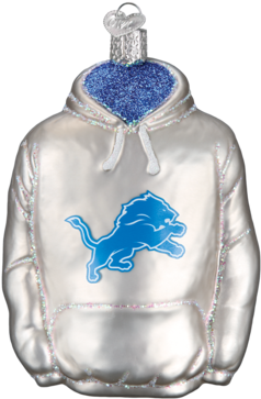 Detroit Lions Hoodie Ornament - Dallas Cowboys Hoodie 70903 Old World Christmas Ornament (387x387), Png Download