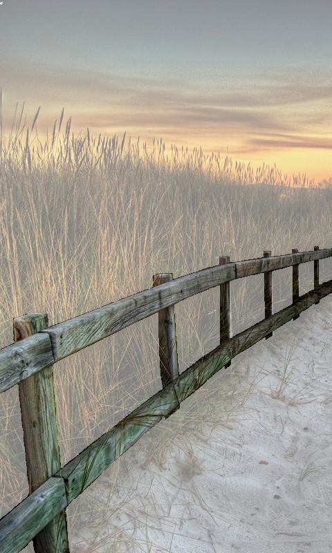 Country Farm Fence - Iphone 7 (480x800), Png Download