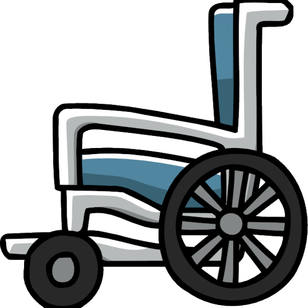 Wheelchair Clipart - Wheelchair Png (614x627), Png Download