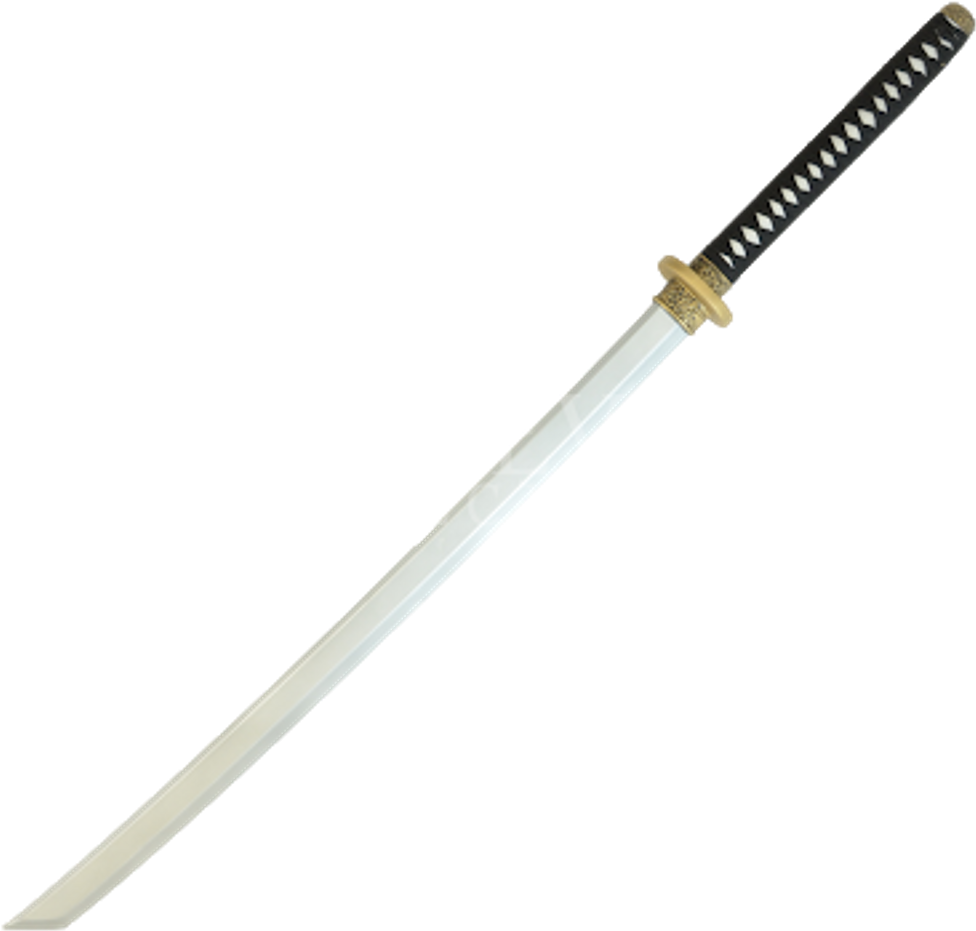 Espada Sword Ninja @lucianoballack - Black And Gold Sword (1024x1024), Png Download