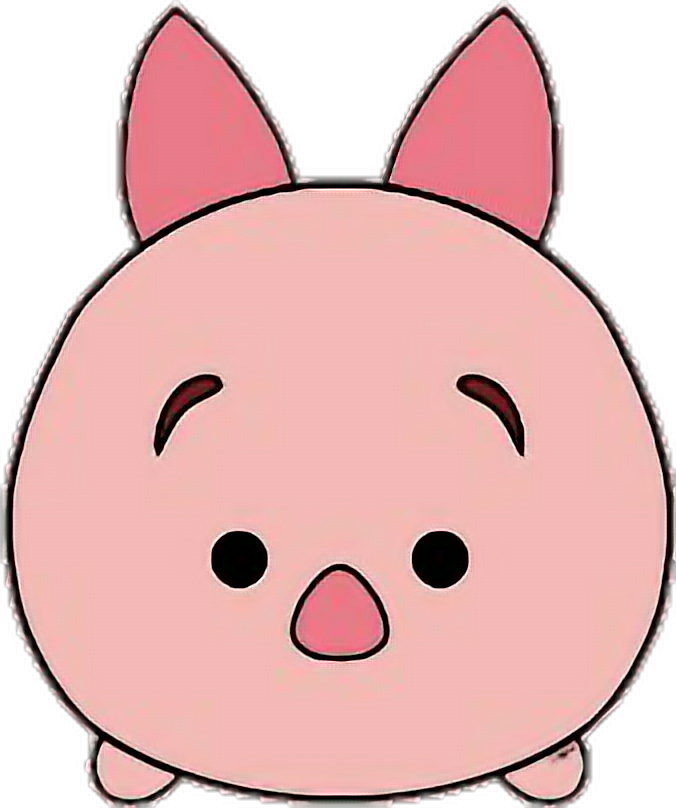 Piglet Png Image - Tsum Tsum Characters Clip Art (500x587), Png Download