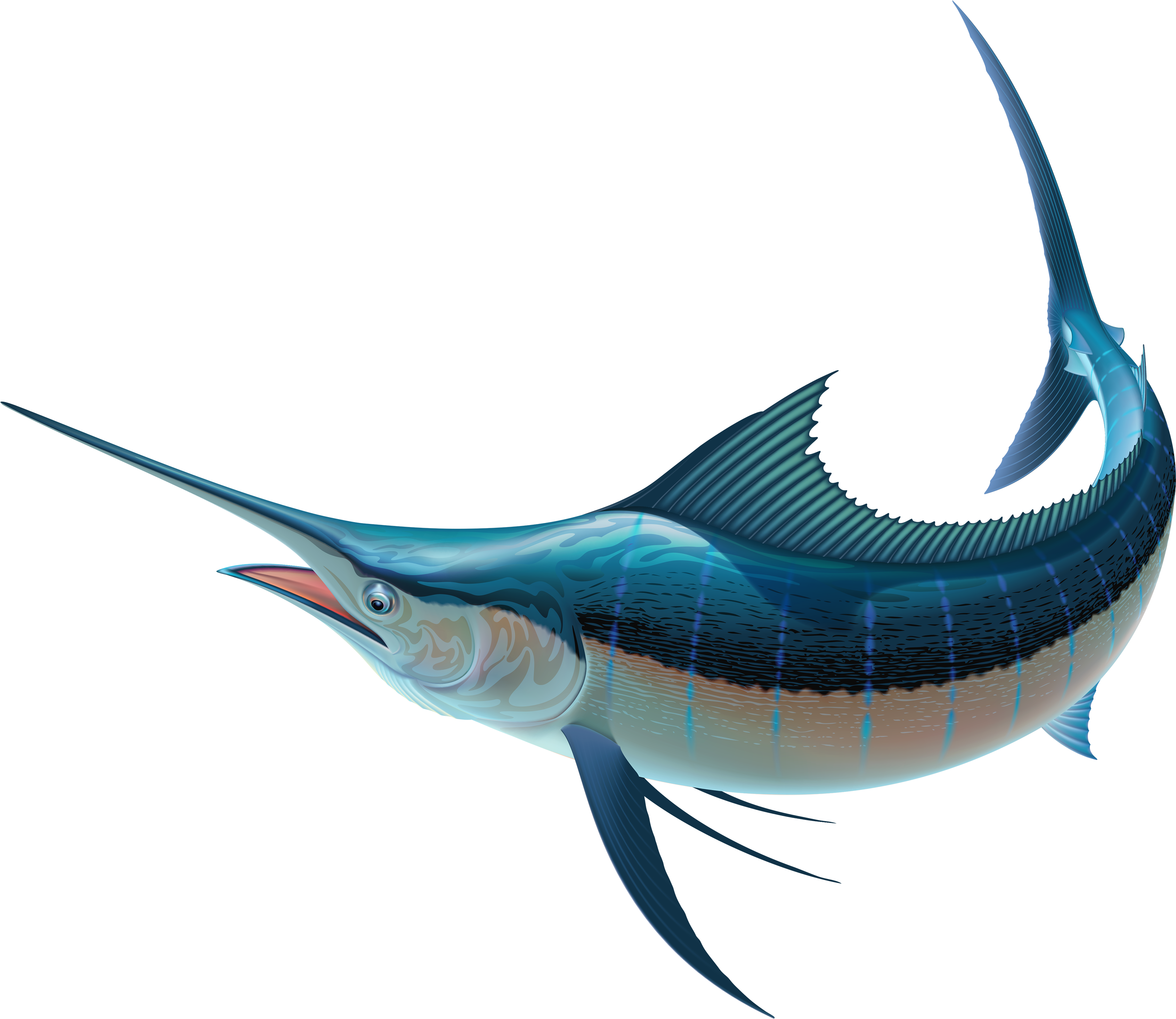 Swordfish Png Clipart - Finding Nemo Swordfish (3500x3010), Png Download