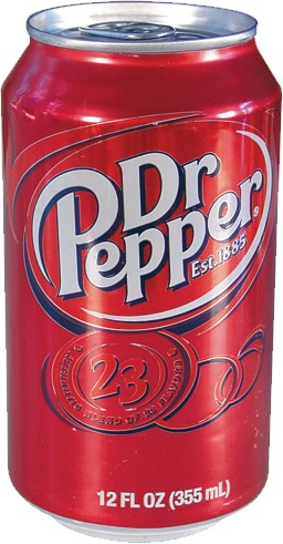 Pepper, - Dr Pepper Can Png (256x491), Png Download