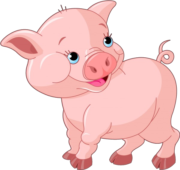 Graphic Pig Clipart Png - Pig Cliparts (600x600), Png Download
