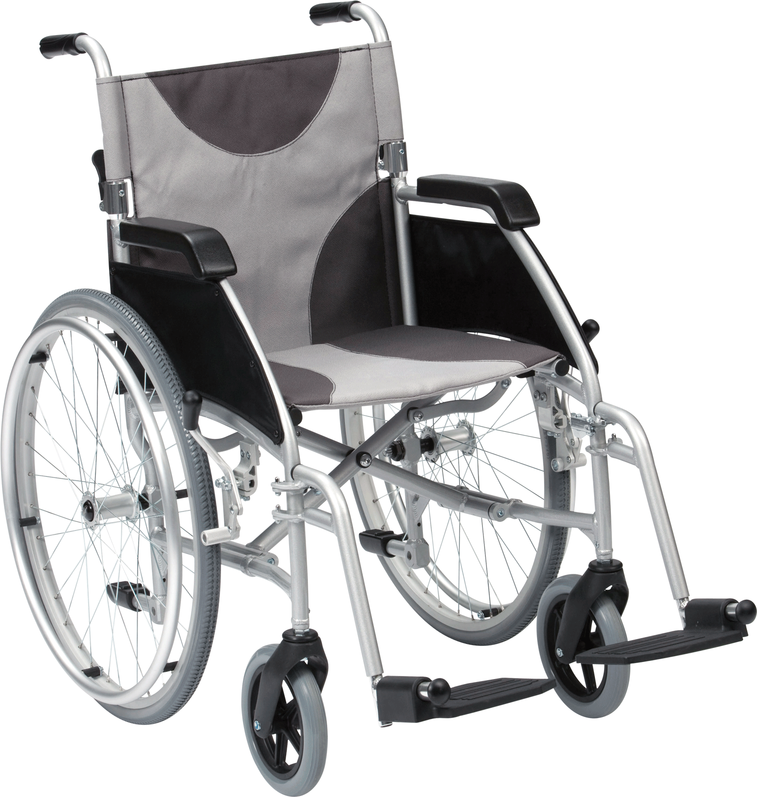 Ultra Lightweight Aluminium Wheelchair (1632x1755), Png Download