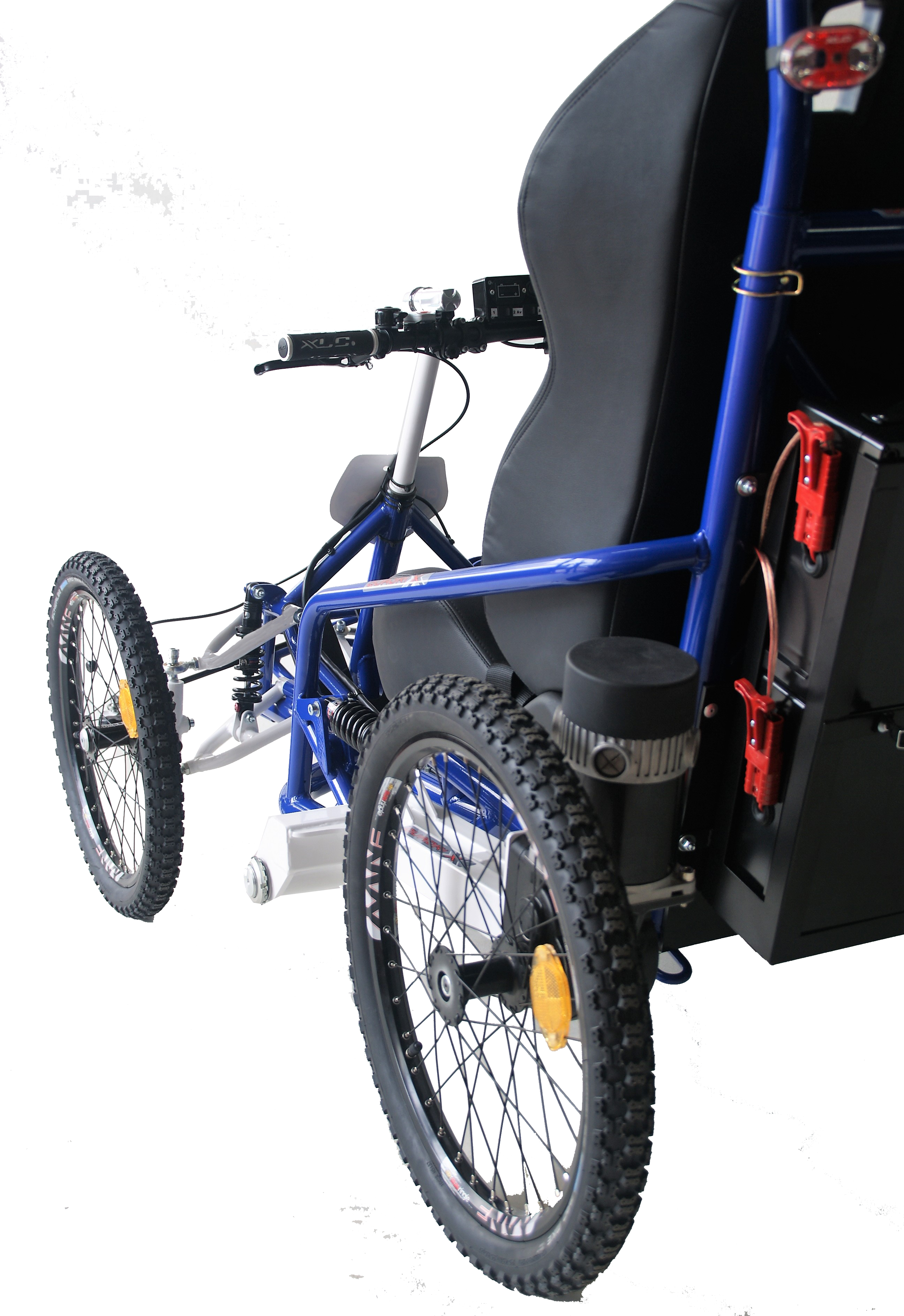 Quadrix Axess Touch Electric Joystick Operated Wheelchair - Recumbent Bicycle (2592x3772), Png Download