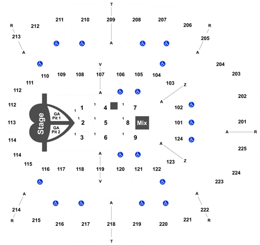 Centurylink Center (525x495), Png Download