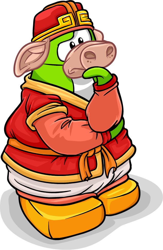 Funny Pig - Png - Club Penguin Pig Costume (634x973), Png Download