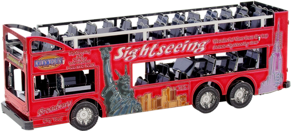 Picture Of Big Apple Tour Bus - Bus (620x303), Png Download