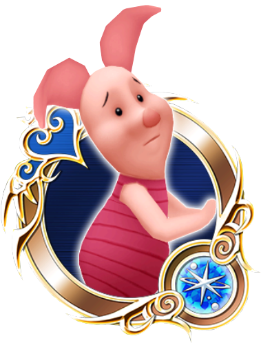 Piglet - Kingdom Hearts Unchained Donald (447x539), Png Download