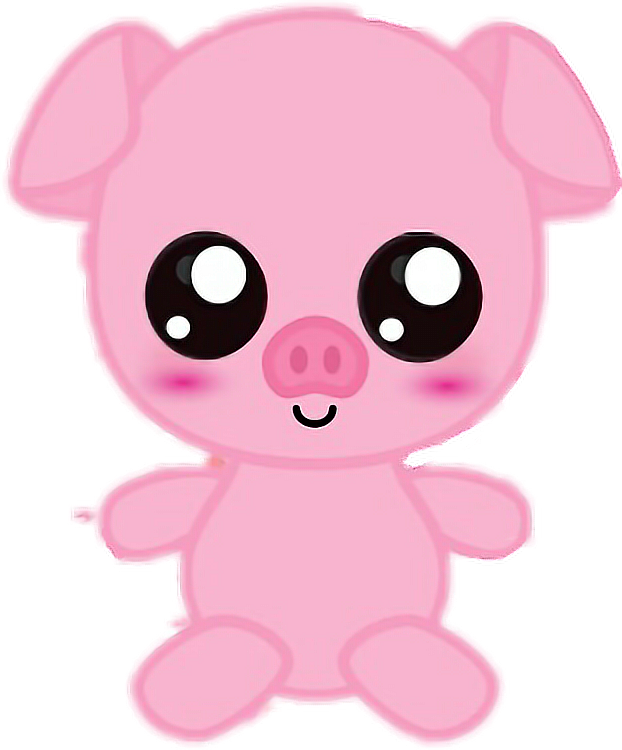 Cute Pig Piggy Cutie Art Drawing Animals Interesting - Angel Lilo Y Stitch (622x750), Png Download