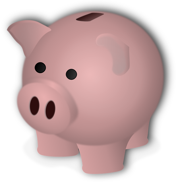 Pig, Savings Box, Animal, Money, Storage, Cute - Piggy Bank Transparent Png (619x640), Png Download