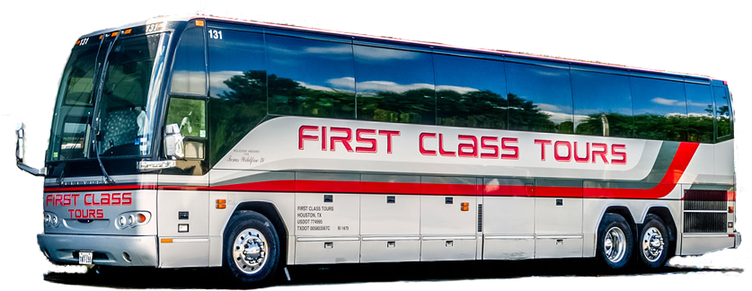 Charter Bus Rental Houston, Texas - Result (1122x332), Png Download