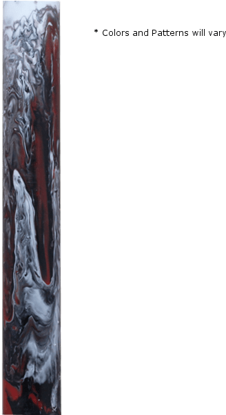 Red, White, & Black - Driftwood (411x600), Png Download