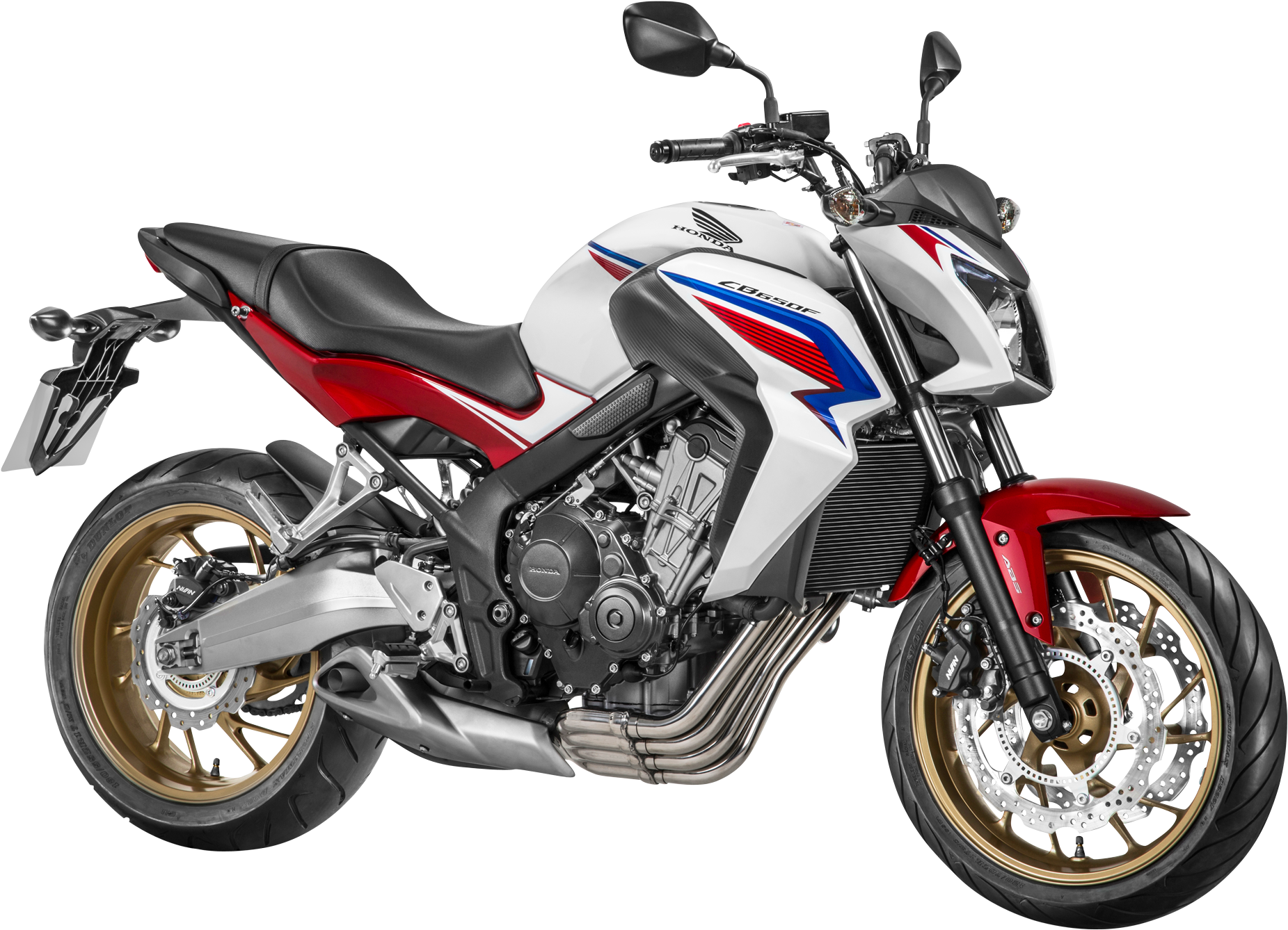 Honda Motorcycle Bike Png Image - Honda Cb650f 2018 Blue (500x374), Png Download