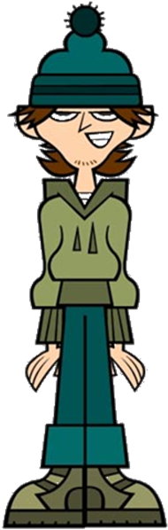 Ezekiel From Total Drama Island- Elliott Animation, - Total Drama World Tour Ezekiel (214x627), Png Download