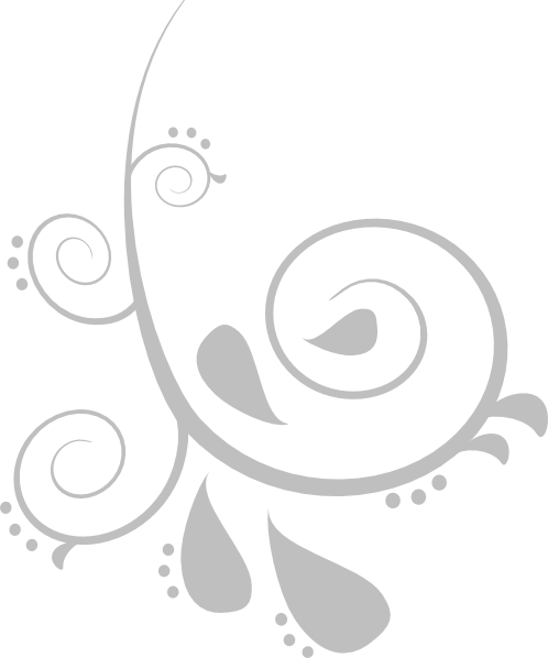 Swirl Clip Art At Clker Com Vector - Silver And Blue Swirls (498x598), Png Download