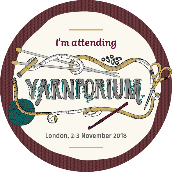 Yarnporium 2018 Badges Aw Attending - London (591x591), Png Download