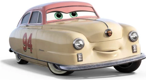 Louise "barnstormer" Nash Is A Retired Piston Cup Racer - Cars 3 Fabulous Hudson Hornet (487x408), Png Download