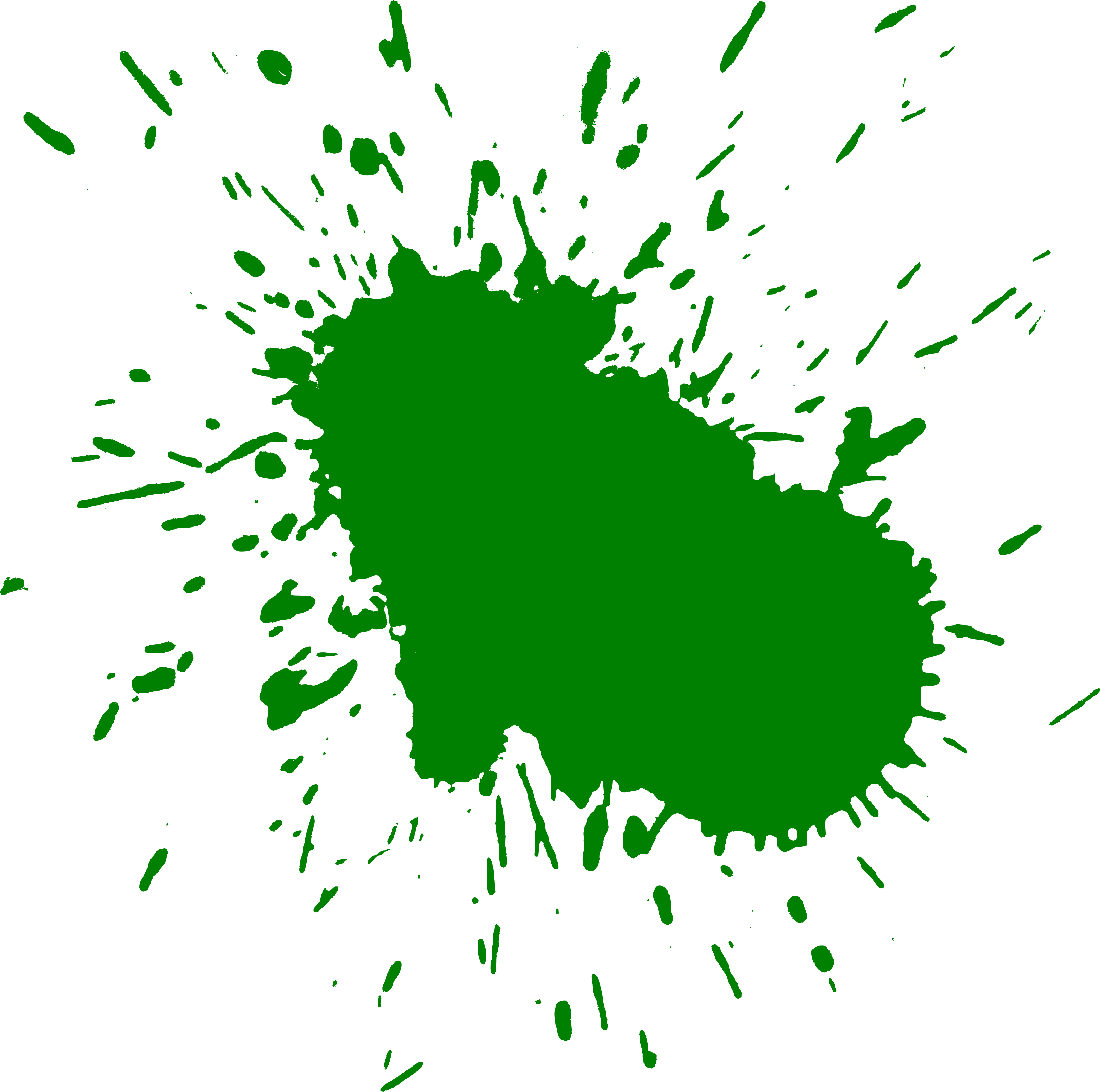 Green Paint Splatter Png Download - Green Paint Splat Png (3271x3248), Png Download