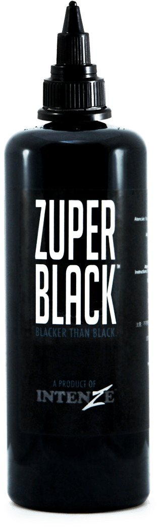 Download The World's Blackest Black - Zuper Black - Intenze Tattoo Ink -  Intenze Ink Zuper PNG Image with No Background 