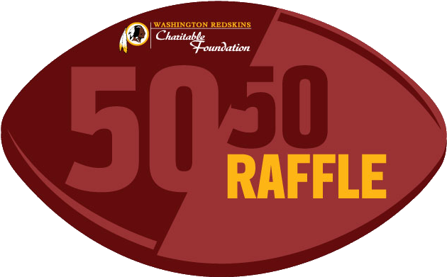 Washington Redskins Charitable Foundation 50/50 Raffle - Circle (720x402), Png Download