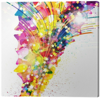 Abstract Background Forming By Watercolor Paint Splashes - Arka Plan Sıçramış Png (400x400), Png Download