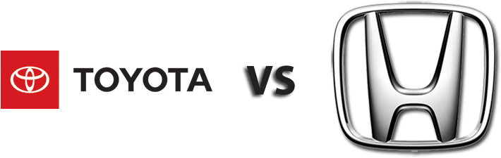 Corolla Vs - - Toyota Vs Honda (720x288), Png Download