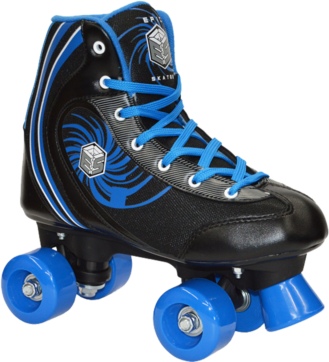 Roller Skates Png - Epic Rock Candy Quad Speed Roller Skates, Black (1600x1200), Png Download