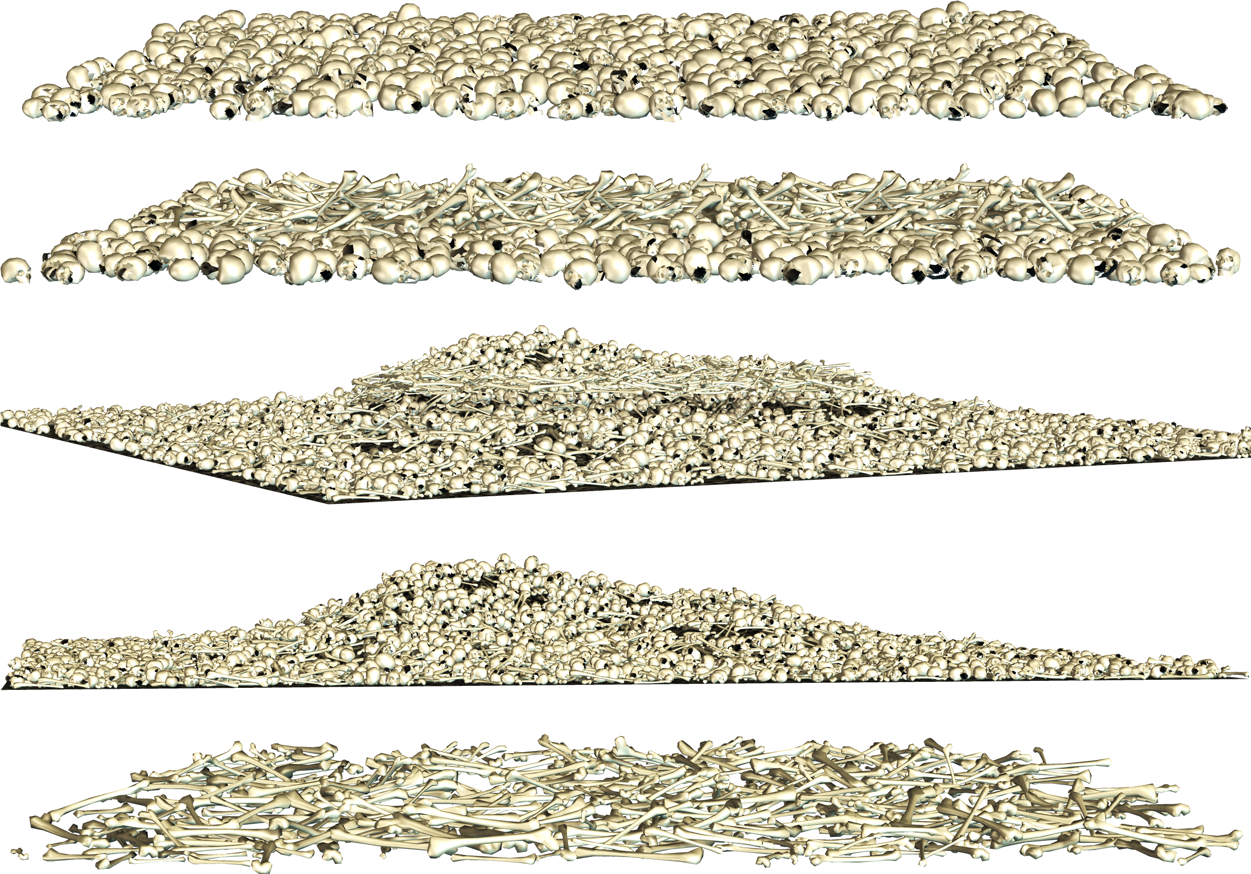 Skulls And Bones Png Stock By Jumpfer Stock-d7krm21 - Design (2500x1875), Png Download