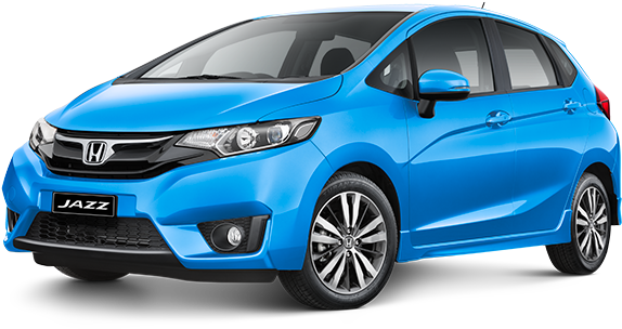 Honda Jazz - Honda Jazz 2015 Blue (740x365), Png Download