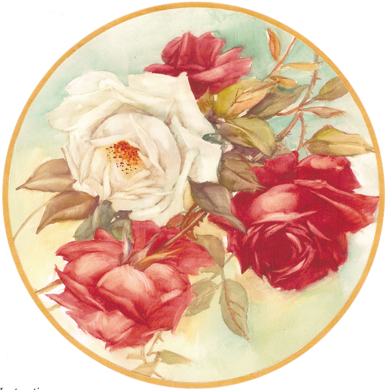 Bbd - Roses Painting (797x800), Png Download