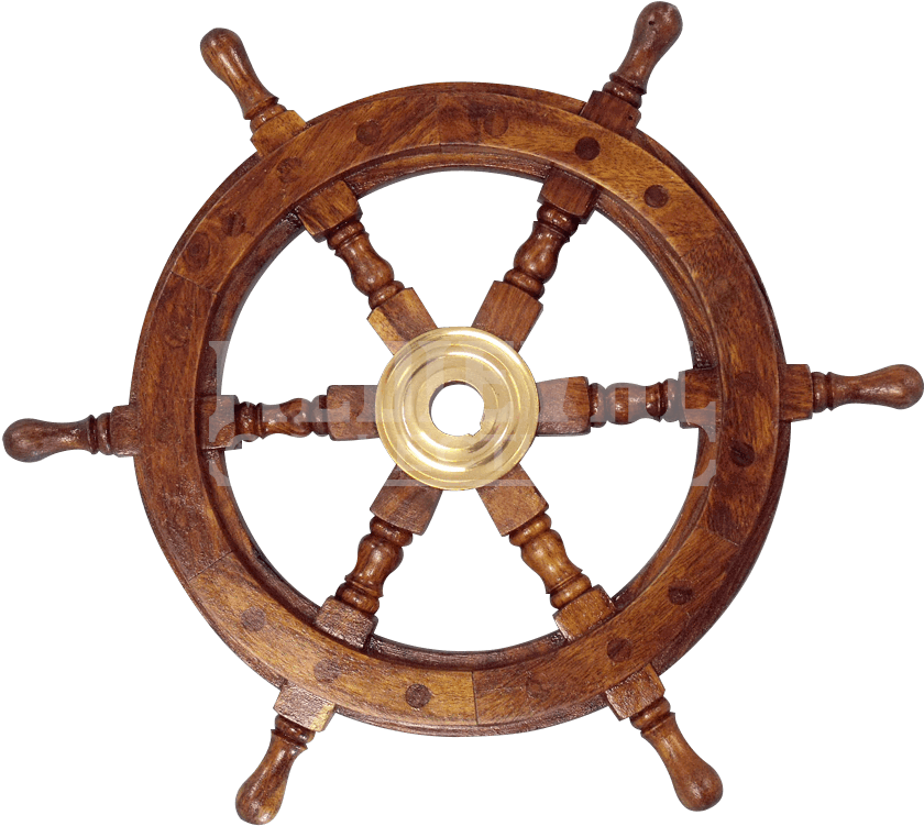 Ship Steering Wheel Png (839x839), Png Download