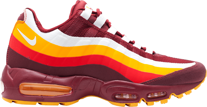 Air Max 95 Ns Nfl 'washington Redskins' - Cheap Air Max 95 Ns Nfl Washington Redskins University (849x439), Png Download