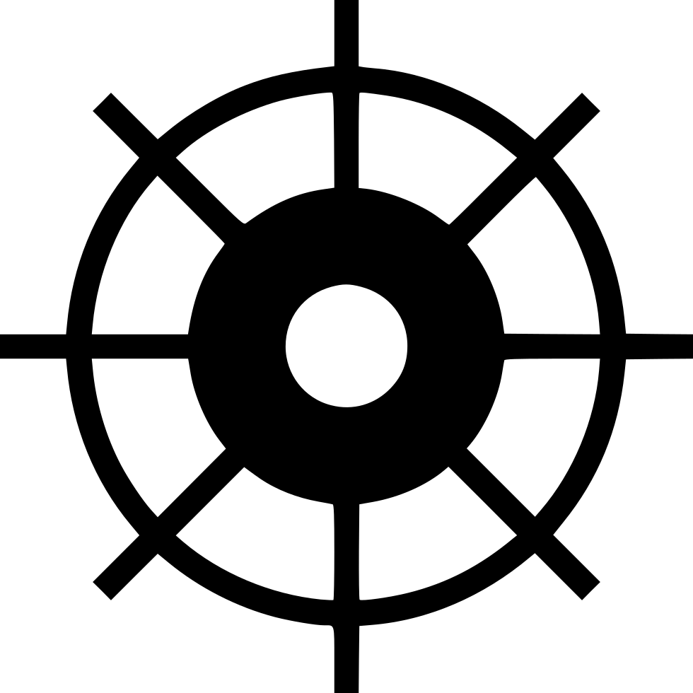 Ship Wheel - - Boat Steering Wheel Png (980x980), Png Download