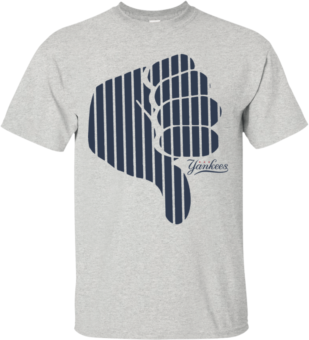Yankees Thumbs Down Shirt - Comb (1155x1155), Png Download