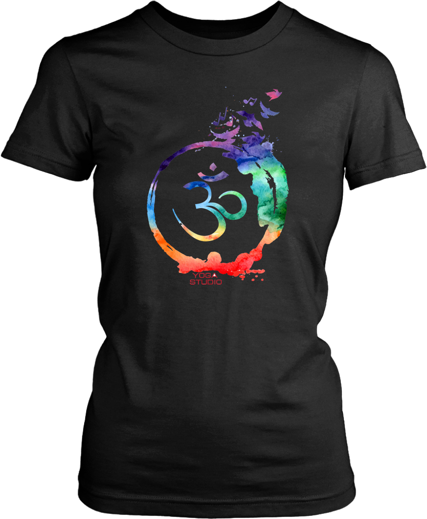 Watercolor Om - Spiritual Hut - Batman The Killing Joke T Shirt (1024x1024), Png Download