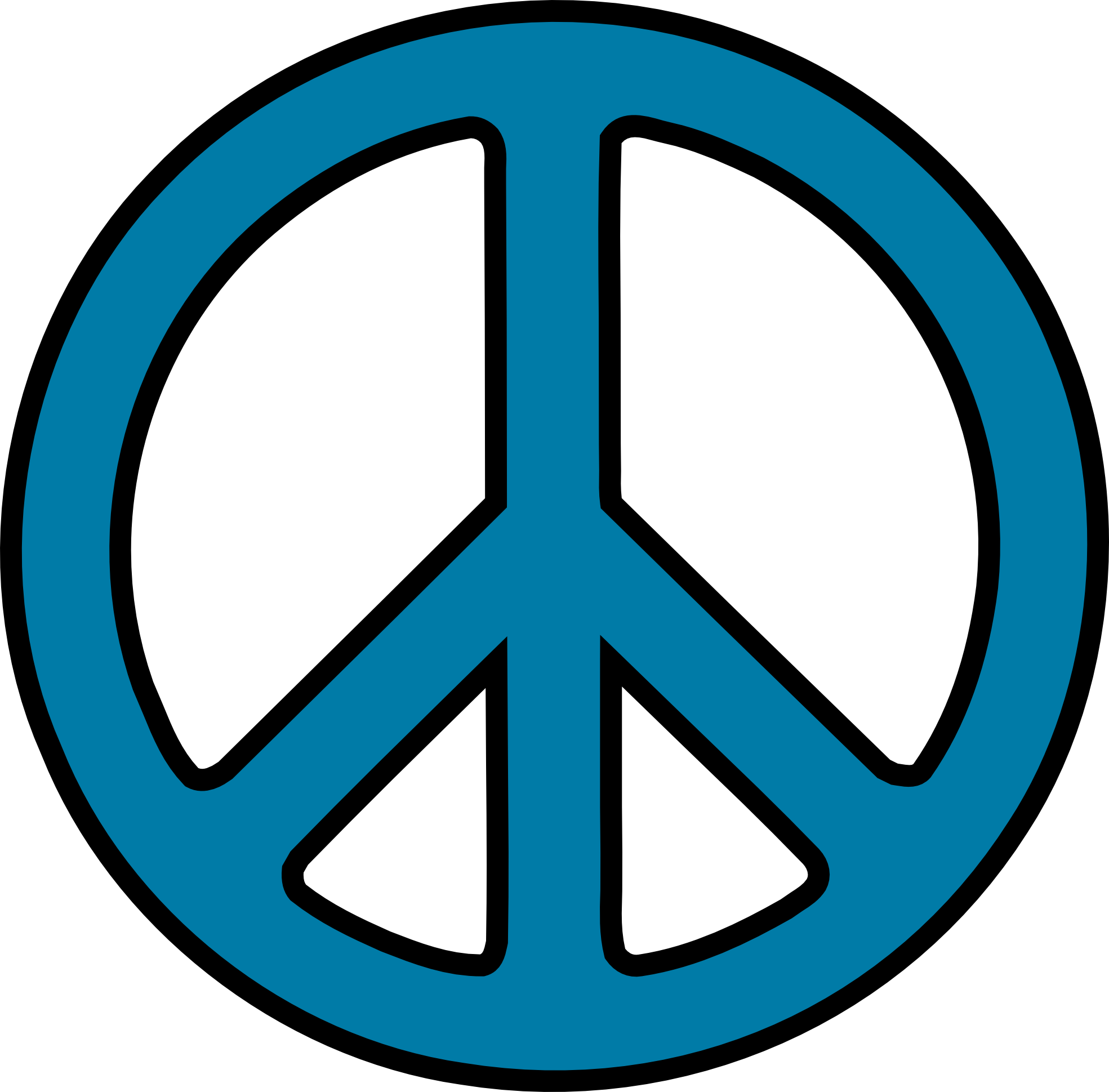 Image Free Library World Peace Clipart At Getdrawings - Peace Sign Clipart (1969x1939), Png Download